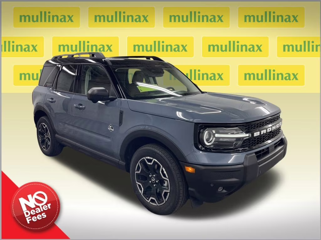 2025 AZURE GRAY TRI-COAT Ford Bronco Sport Outer Banks 4X4 SUV