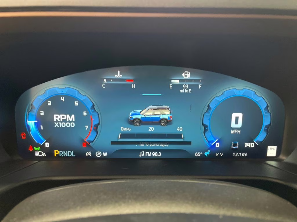 2025 AZURE GRAY TRI-COAT Ford Bronco Sport Outer Banks 4X4 SUV