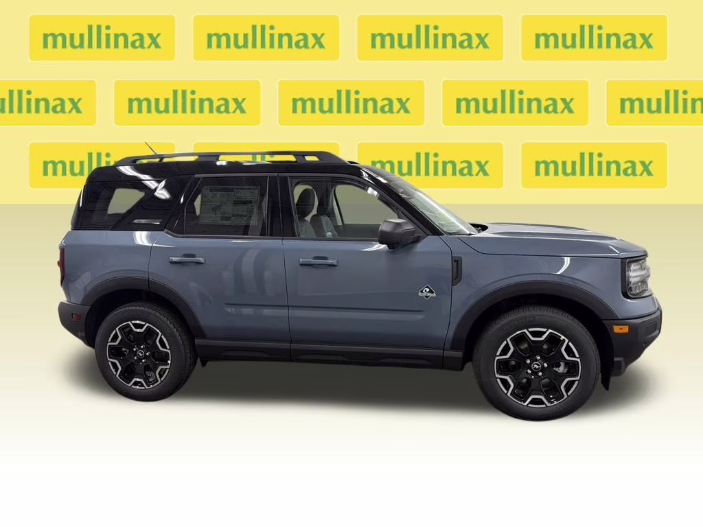 2025 AZURE GRAY TRI-COAT Ford Bronco Sport Outer Banks 4X4 SUV