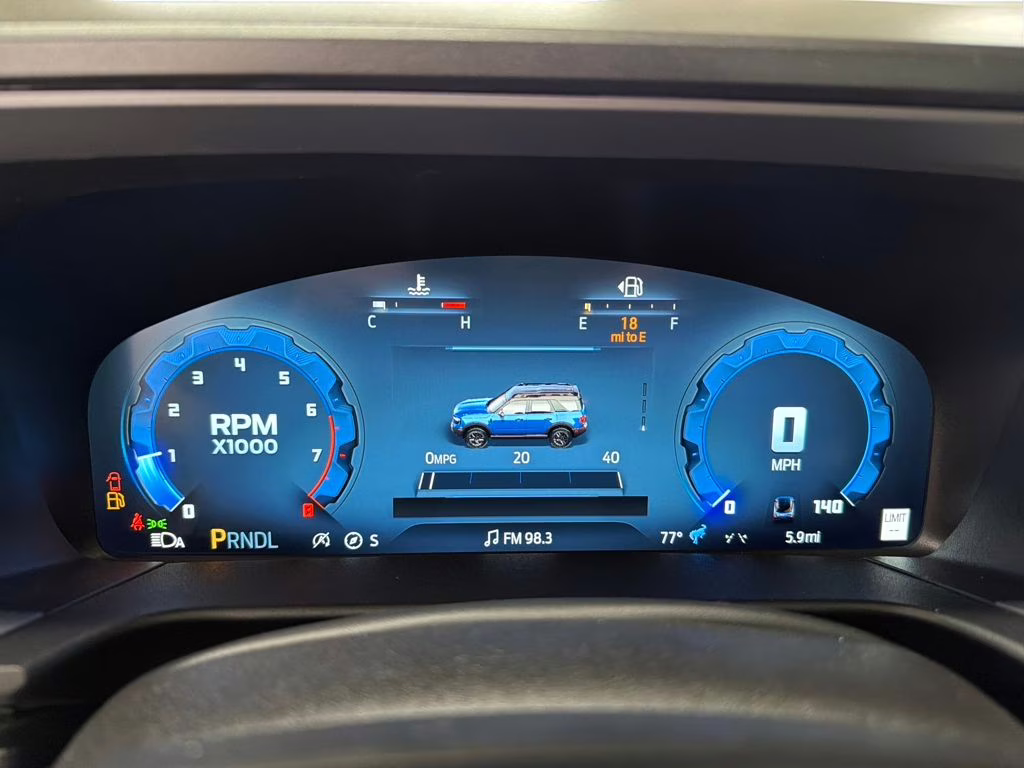 2025 AZURE GRAY TRI-COAT Ford Bronco Sport Outer Banks 4X4 SUV