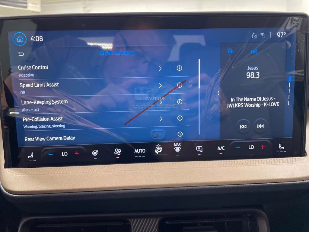 2025 OXFORD WHITE Ford Maverick Lariat AWD Truck