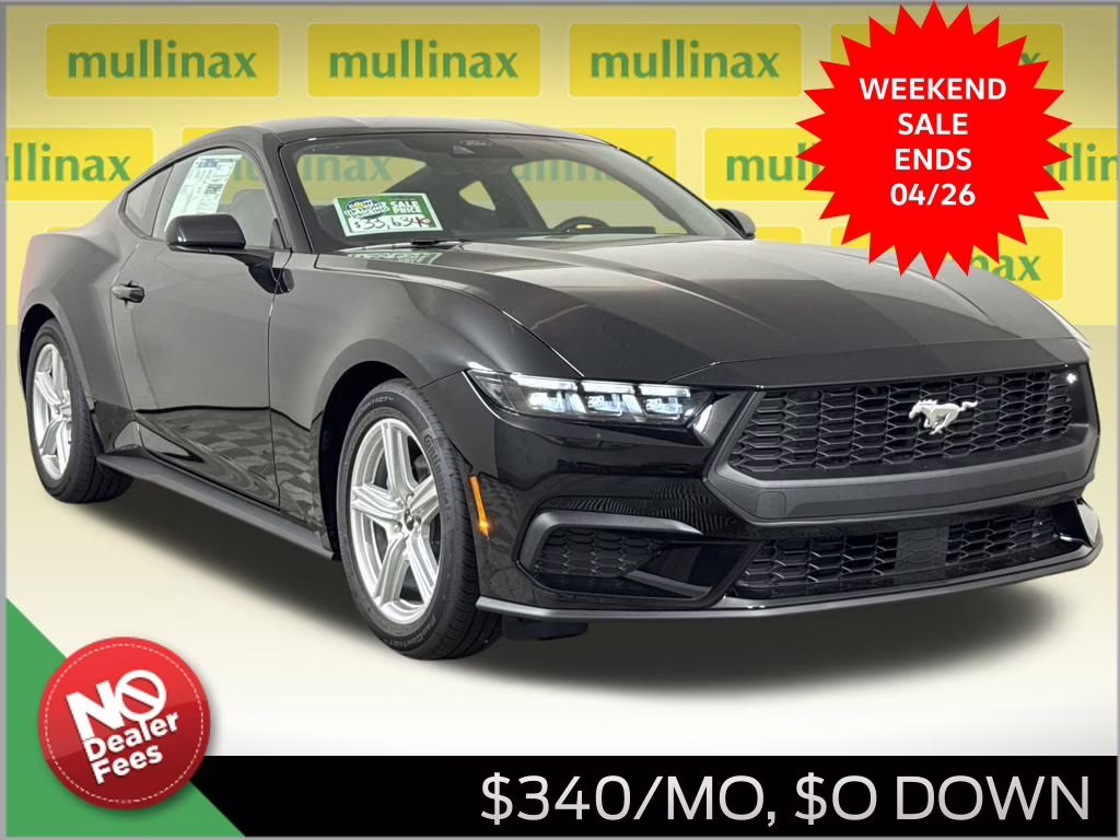 2026 Shadow Black Ford Mustang EcoBoost RWD Coupe