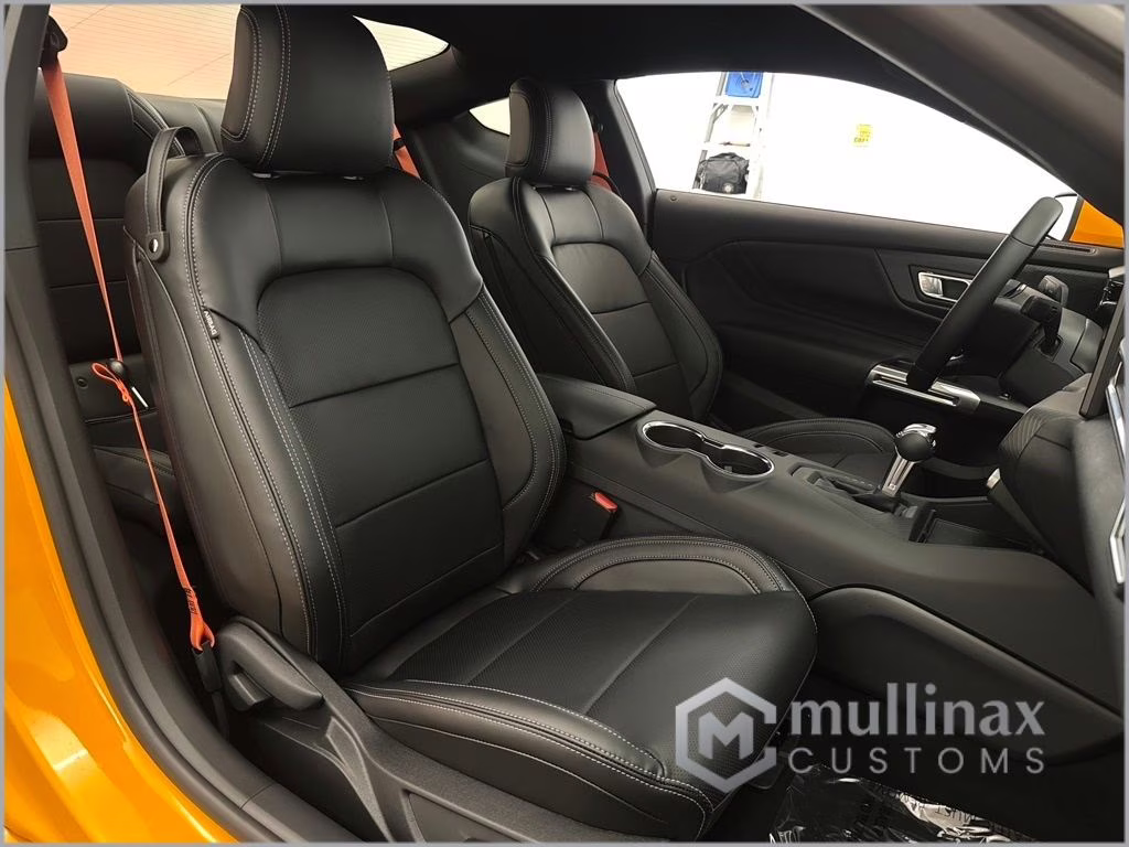 2026 Orange Fury Metallic Tri-Coat Ford Mustang EcoBoost Premium RWD Coupe