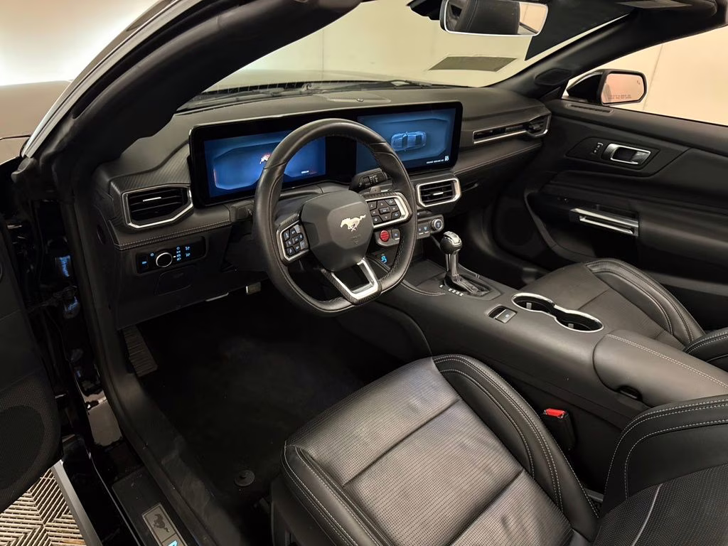 2025 Shadow Black Ford Mustang GT Premium RWD Convertible