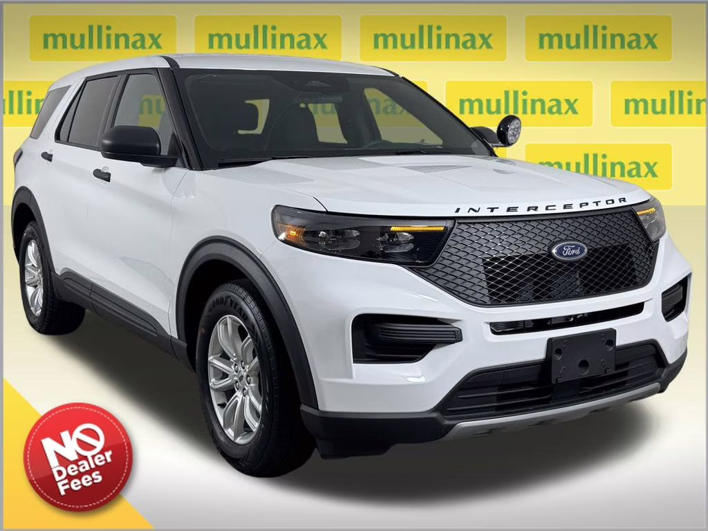 2025 Oxford White Ford Utility Police Interceptor Base AWD SUV