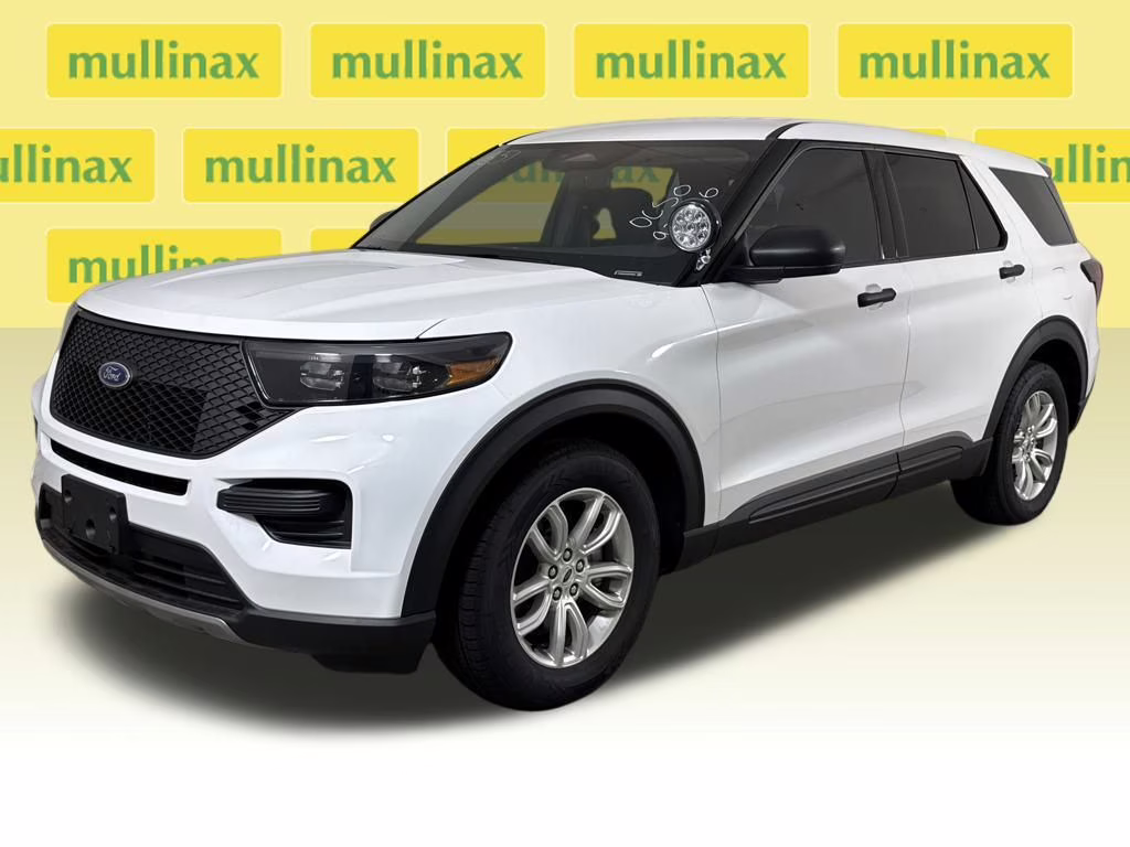 2025 Oxford White Ford Utility Police Interceptor Base AWD SUV