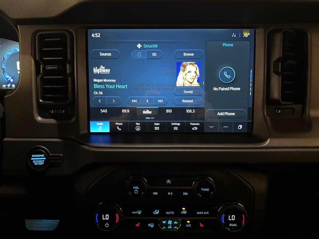 2025 Ruby Red Metallic Tinted Clearcoat Ford Bronco Big Bend 4X4 SUV