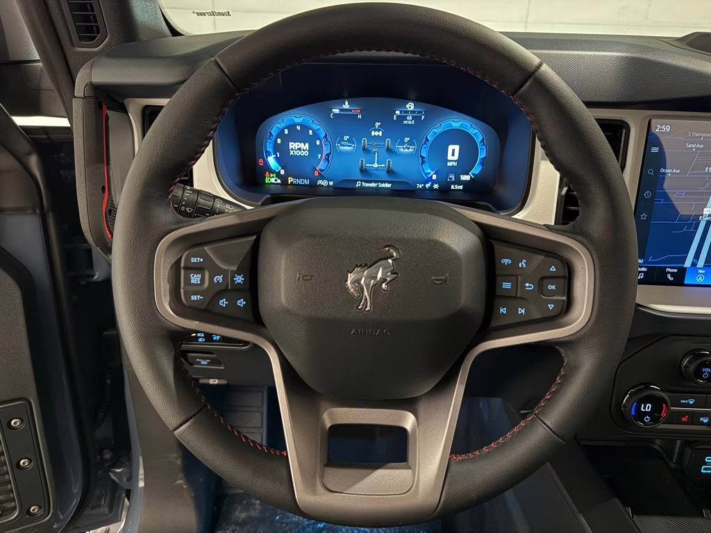 2025 Azure Gray Metallic Tri-Coat Ford Bronco Heritage Edition 4X4 SUV