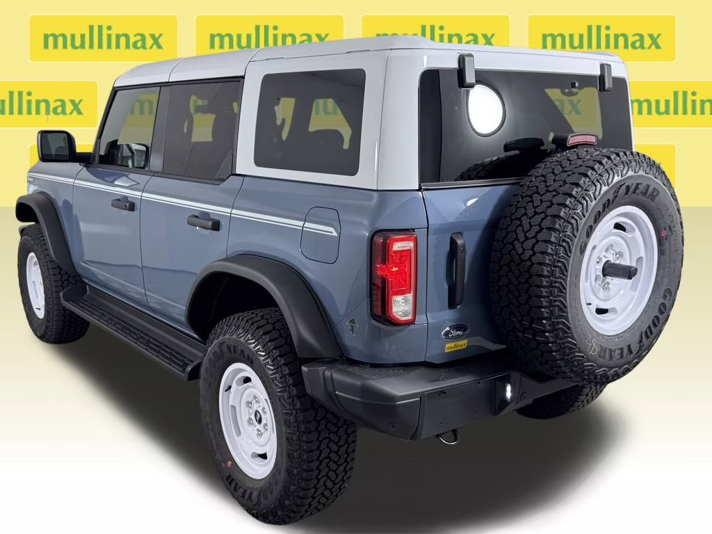 2025 Azure Gray Metallic Tri-Coat Ford Bronco Heritage Edition 4X4 SUV