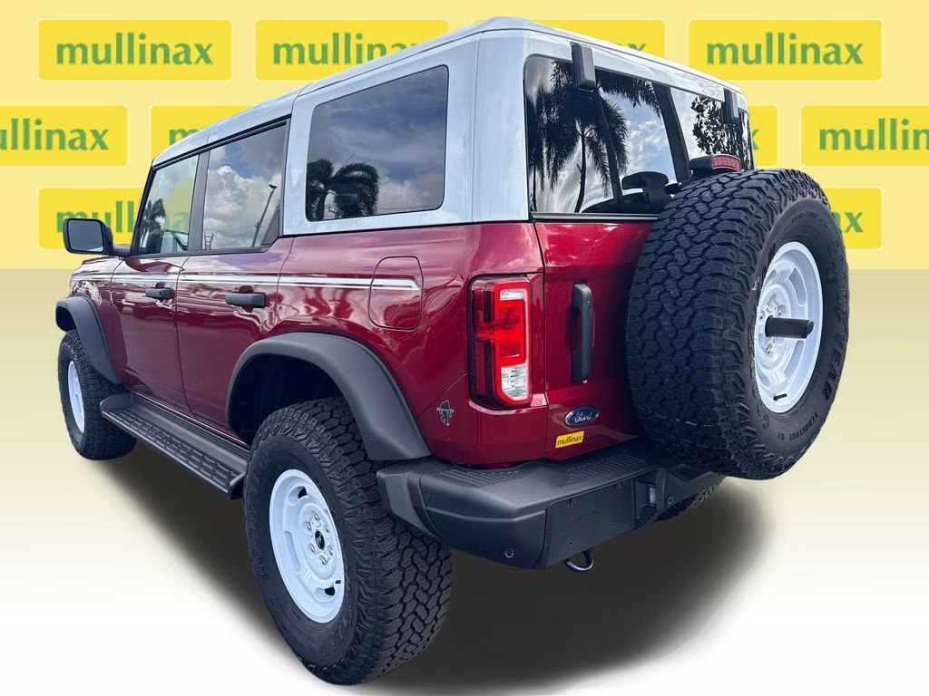 2025 Ruby Red Metallic Tinted Clearcoat Ford Bronco Heritage Edition 4X4 SUV