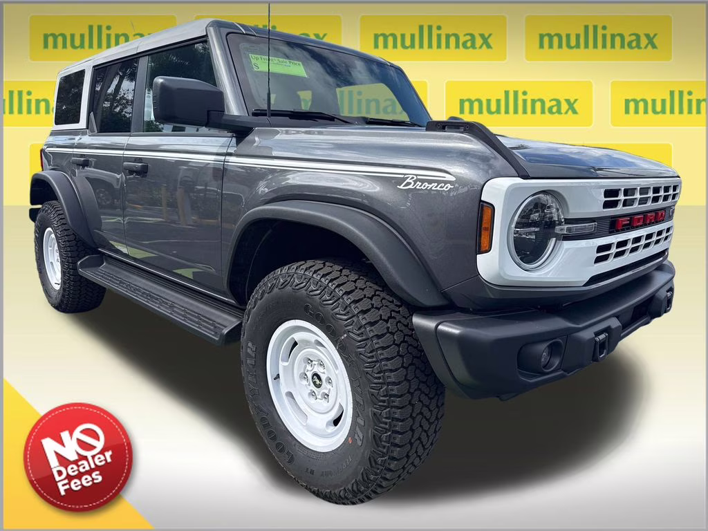 2025 Carbonized Gray Metallic Ford Bronco Heritage Edition 4X4 SUV