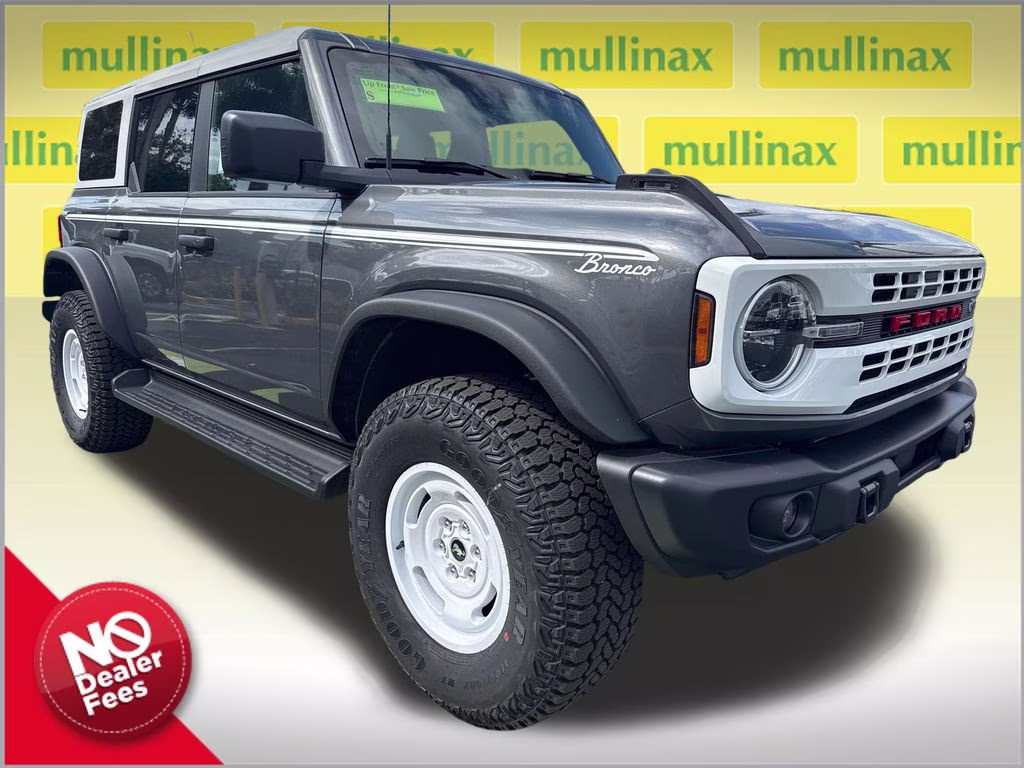 2025 Carbonized Gray Metallic Ford Bronco Heritage Edition 4X4 SUV