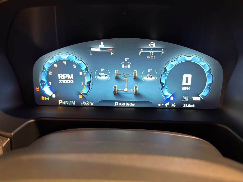 2025 Velocity Blue Metallic Ford Bronco Badlands 4X4 SUV