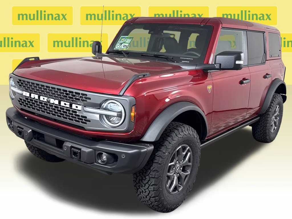 2025 Ruby Red Metallic Tinted Clearcoat Ford Bronco Badlands 4X4 SUV