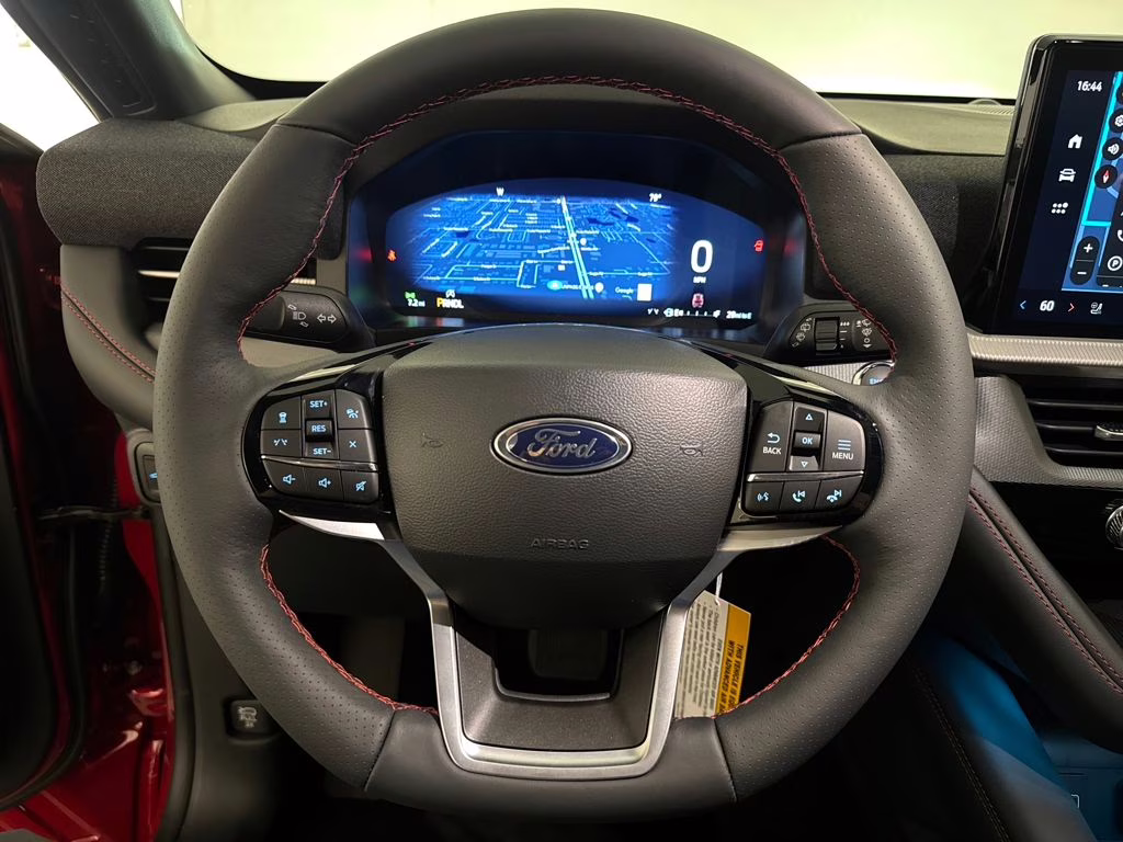 2026 Rapid Red Metallic Tinted Clearcoat Ford Explorer ST-Line RWD SUV