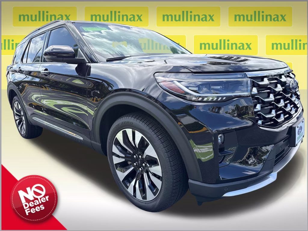 2026 Agate Black Metallic Ford Explorer Platinum 4X4 SUV