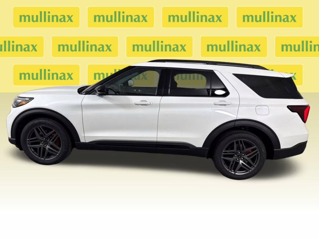 2026 Star White Metallic Tri-Coat Ford Explorer ST 4X4 SUV