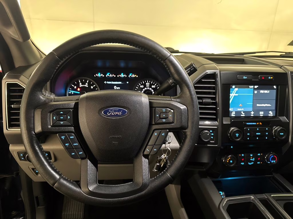 2017 Blue Jeans Metallic Ford F-150 XLT 4X4 Truck