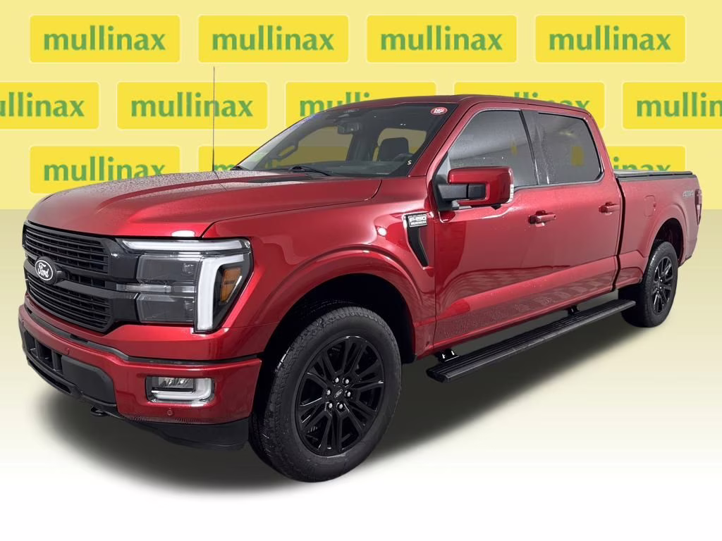 2025 Rapid Red Metallic Tinted Clearcoat Ford F-150 Platinum 4X4 Truck