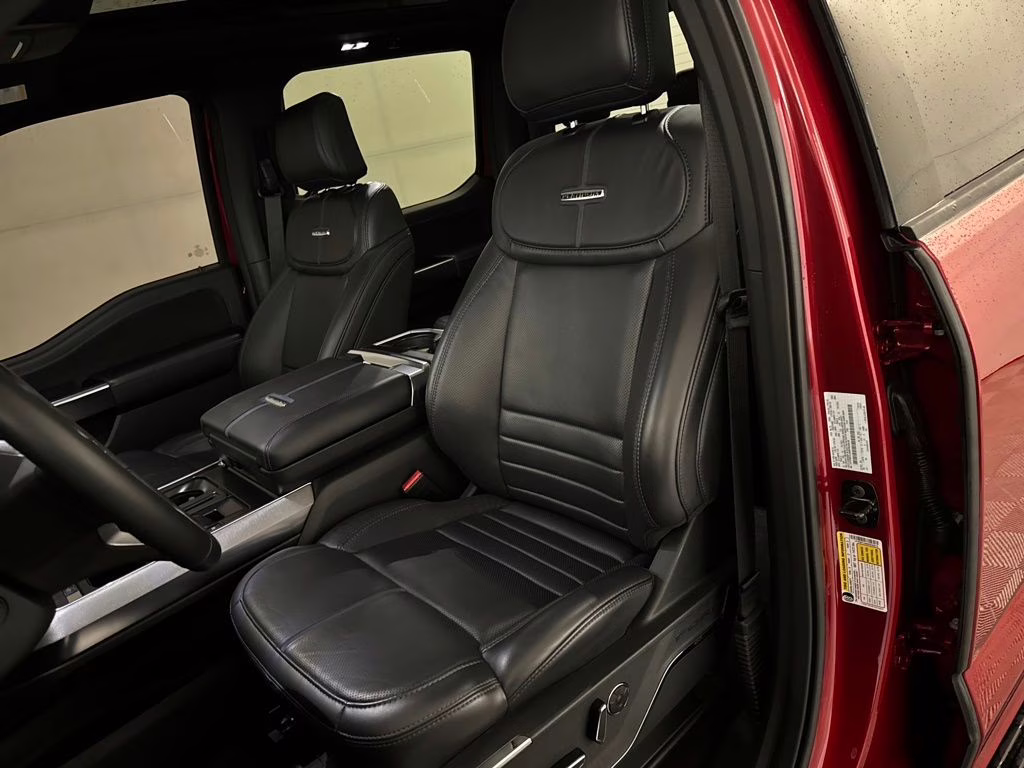 2025 Rapid Red Metallic Tinted Clearcoat Ford F-150 Platinum 4X4 Truck