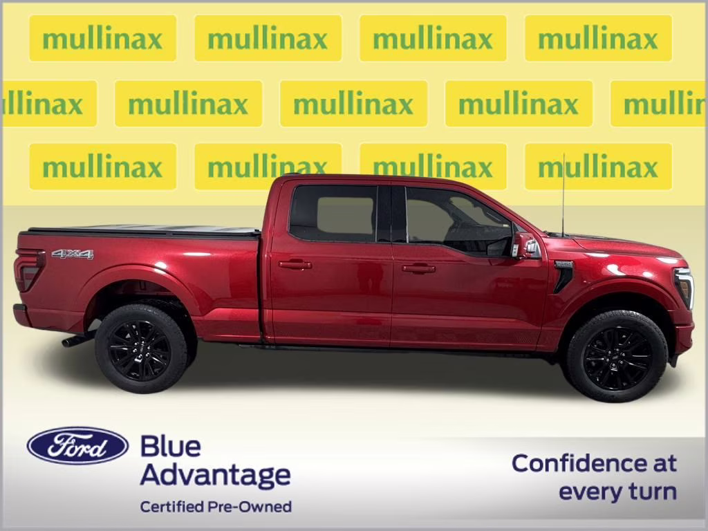 2025 Rapid Red Metallic Tinted Clearcoat Ford F-150 Platinum 4X4 Truck