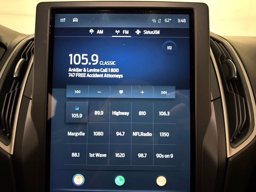 2024 Atlas Blue Metallic Ford Edge ST Line AWD SUV