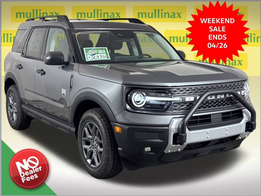 2025 Carbonized Gray Metallic Ford Bronco Sport Big Bend 4X4 SUV