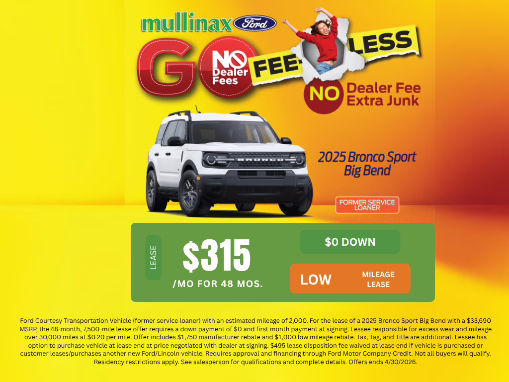 2025 Velocity Blue Metallic Ford Bronco Sport Big Bend 4X4 SUV