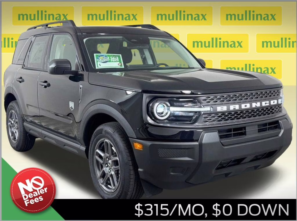 2025 Shadow Black Ford Bronco Sport Big Bend 4X4 SUV