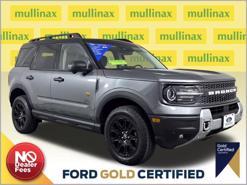 2025 Carbonized Gray Metallic Ford Bronco Sport Badlands 4X4 SUV