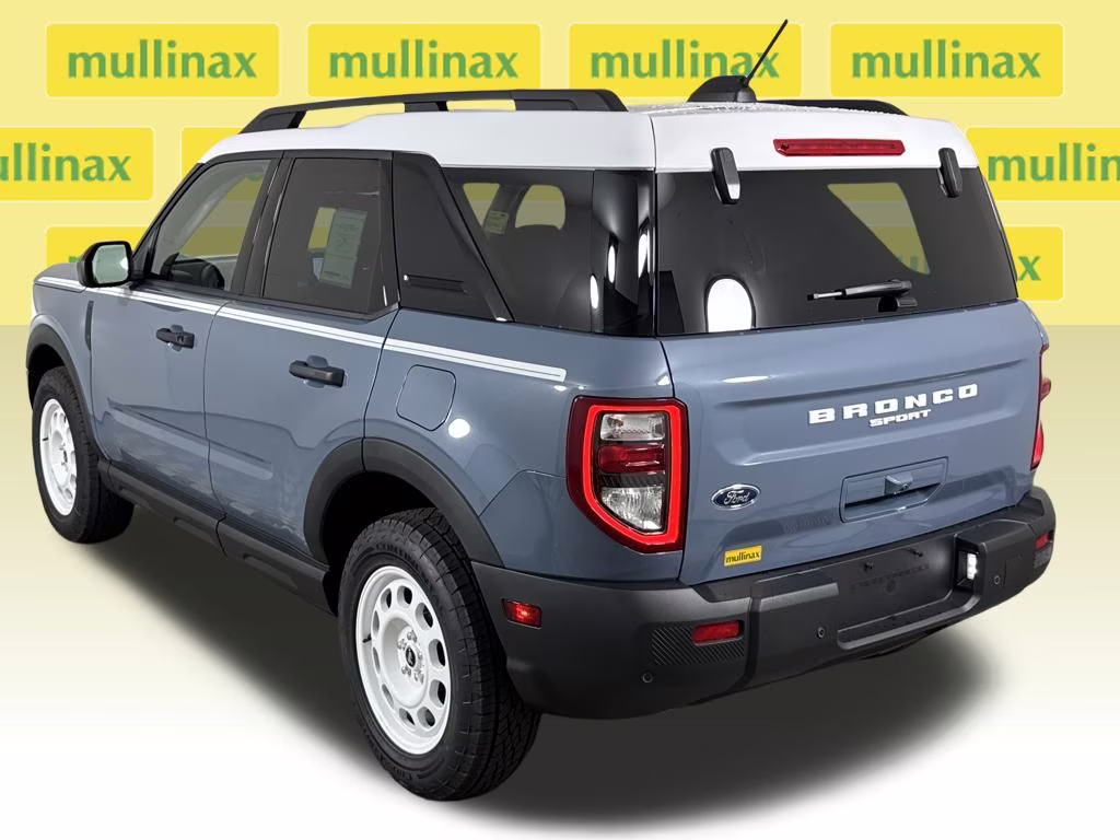 2025 Azure Gray Metallic Tri-Coat Ford Bronco Sport Heritage 4X4 SUV