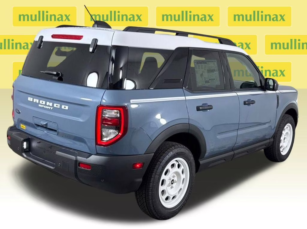 2025 Azure Gray Metallic Tri-Coat Ford Bronco Sport Heritage 4X4 SUV