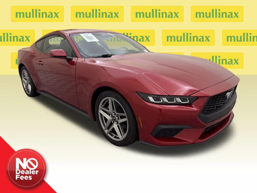 2024 Red Metallic Ford Mustang EcoBoost Premium RWD Coupe
