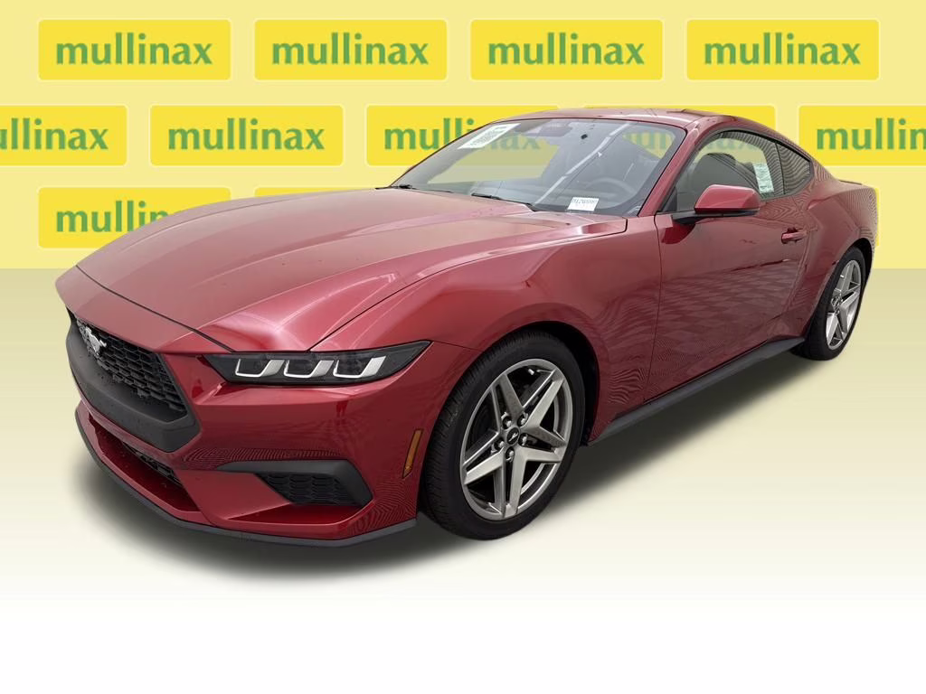 2024 Red Metallic Ford Mustang EcoBoost Premium RWD Coupe