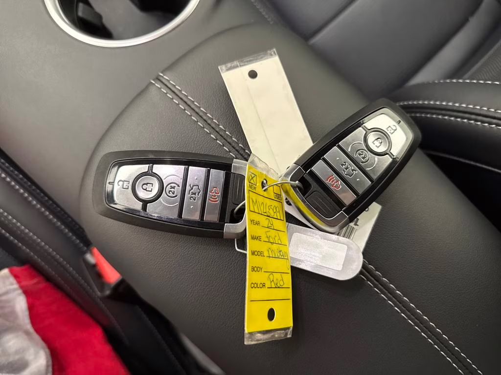 2024 Red Metallic Ford Mustang EcoBoost Premium RWD Coupe