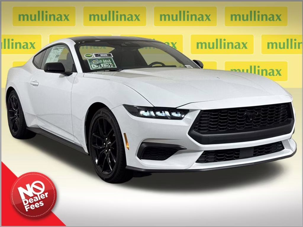 2026 Oxford White Ford Mustang EcoBoost RWD Coupe