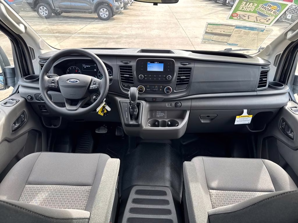 2025 Black Metallic Ford Transit-350 XL RWD Crossover