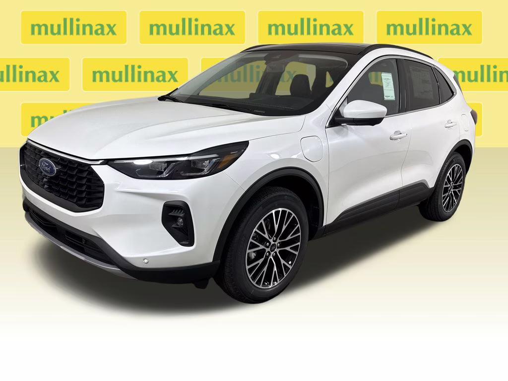 2025 White Metallic Ford Escape Plug-In Hybrid Base FWD SUV