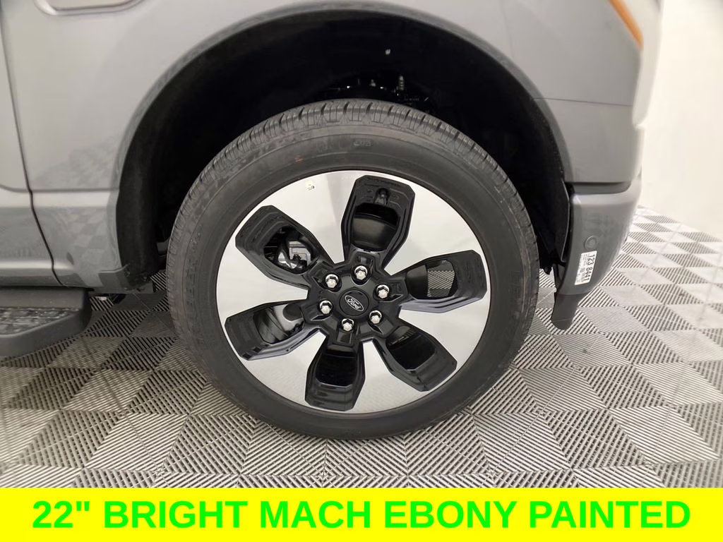 2023 Carbonized Gray Metallic Ford F-150 Lightning Platinum AWD Truck