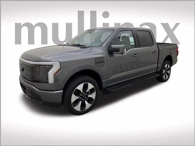 2023 Carbonized Gray Metallic Ford F-150 Lightning Platinum AWD Truck