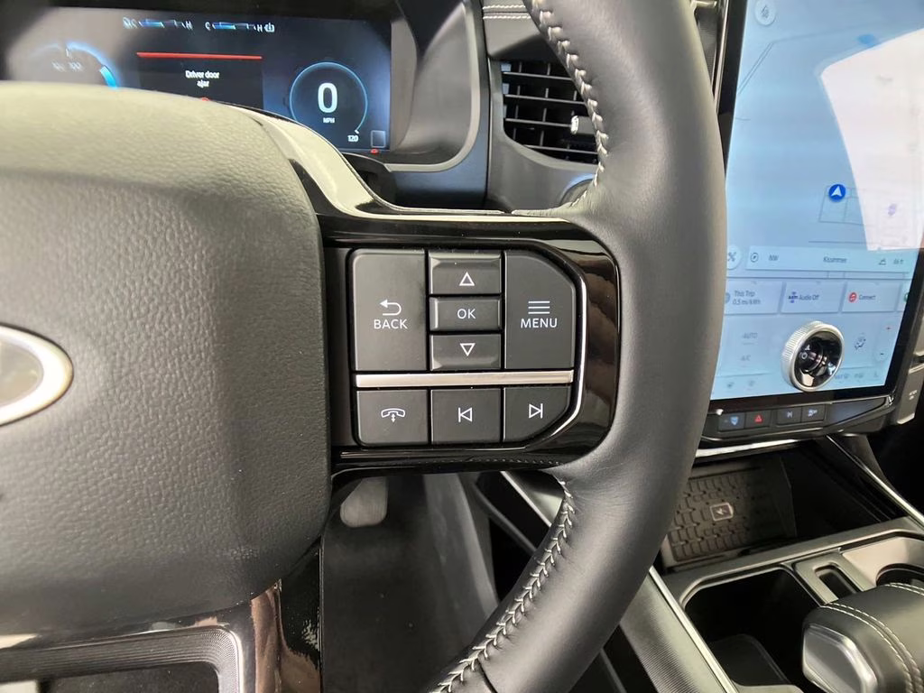 2023 Carbonized Gray Metallic Ford F-150 Lightning Platinum AWD Truck