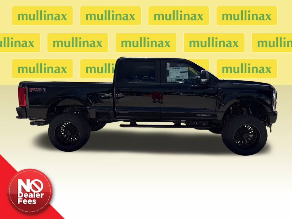 2026 Agate Black Metallic Ford Super Duty F-250 SRW STX FX4 DSI LIFTED & RIMS 4X4 Truck