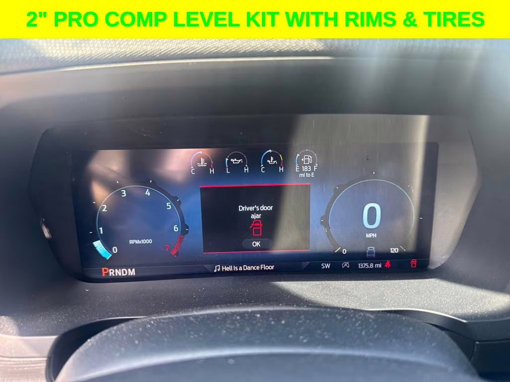 2024 Agate Black Metallic Ford F-150 STX DSI LEVELED & RIMS RWD Truck