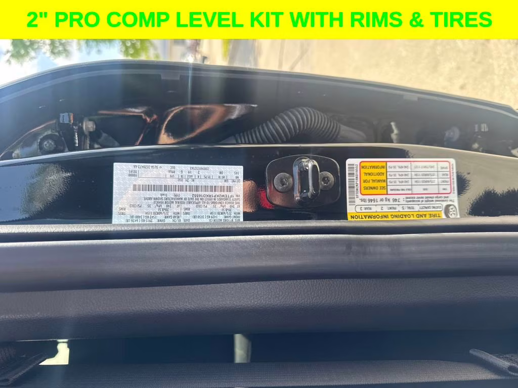 2024 Agate Black Metallic Ford F-150 STX DSI LEVELED & RIMS RWD Truck