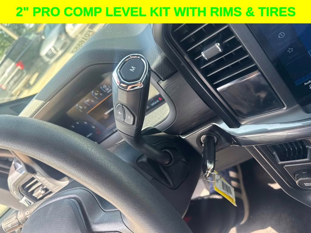 2024 Agate Black Metallic Ford F-150 STX DSI LEVELED & RIMS RWD Truck