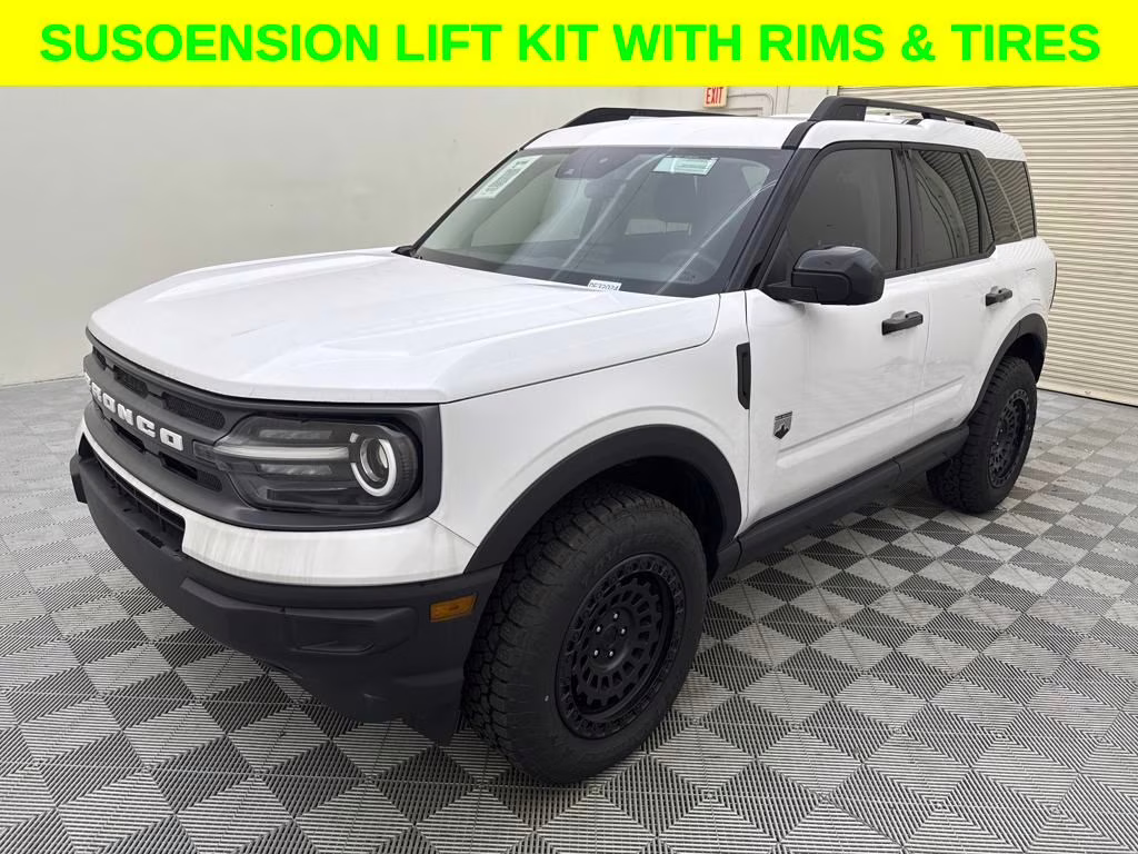2024 Oxford White Ford Bronco Sport Big Bend DSI LIFT & RIMS 4X4 SUV