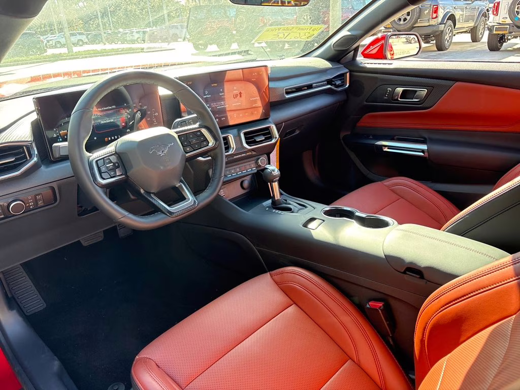 2026 Race Red Ford Mustang EcoBoost Premium RWD Coupe