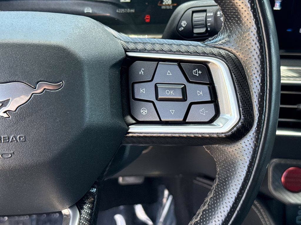 2024 Shadow Black Ford Mustang EcoBoost Premium RWD Convertible