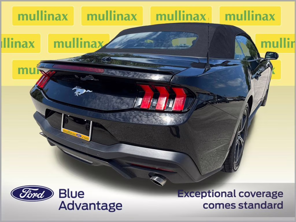 2024 Shadow Black Ford Mustang EcoBoost Premium RWD Convertible