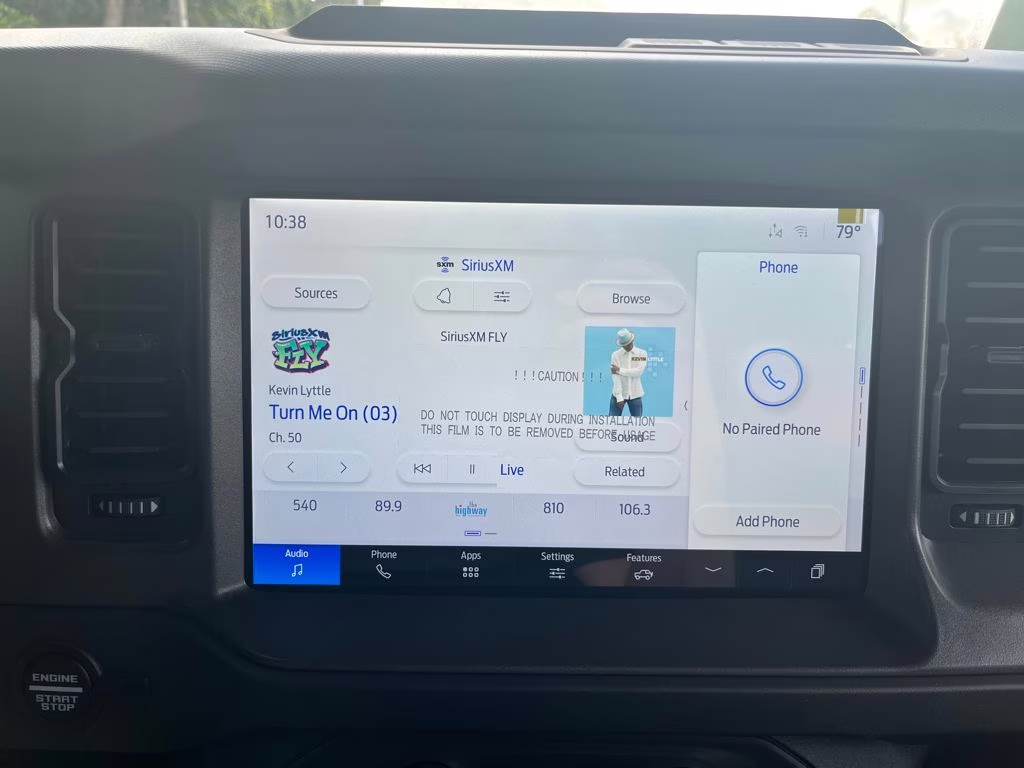 2025 Ruby Red Metallic Tinted Clearcoat Ford Bronco Base 4X4 SUV